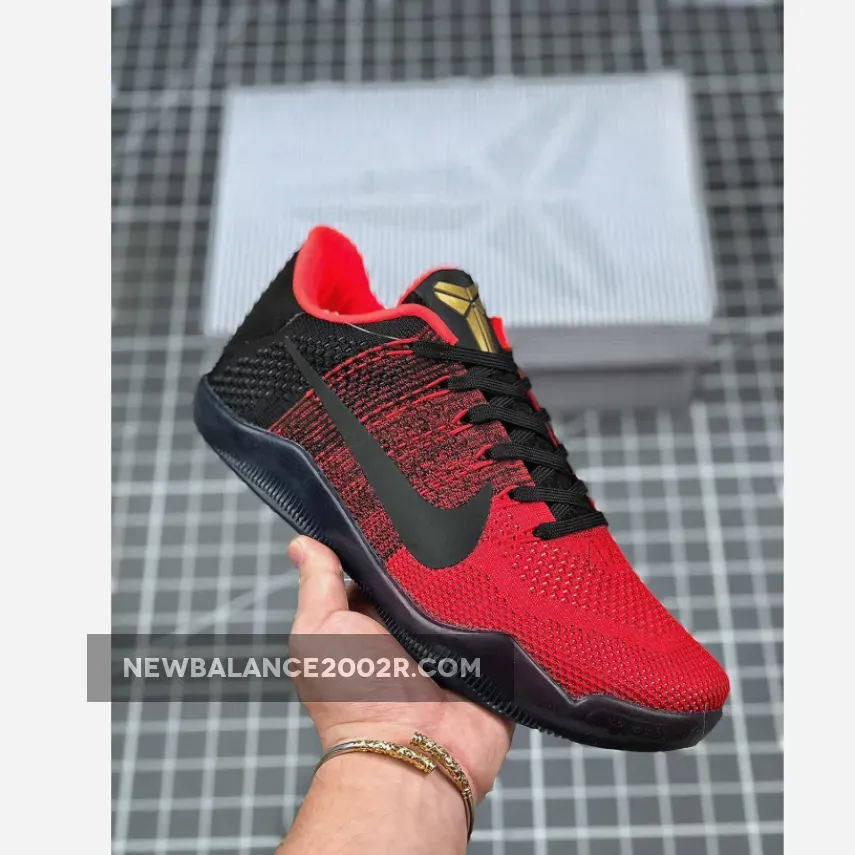 Nike Kobe 11 'Achilles Heel' University Red/Black-Bright Crimson-Metallic Gold / kobe achilles shoes