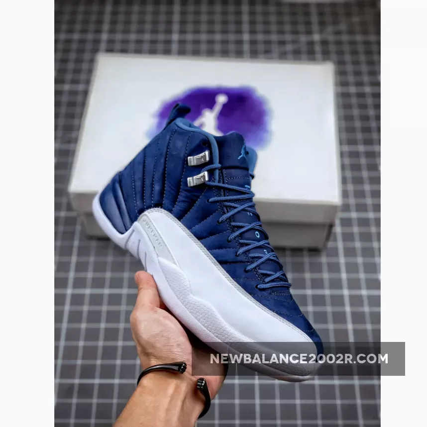 Jordan 12 For Sale / Air Jordan 12 Retro 'Indigo' Mens AJ12 Stone Blue/Legend Blue-Obsidia 130690-404