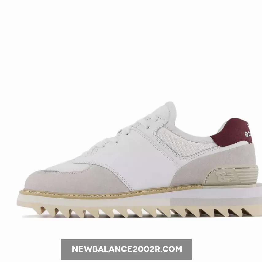 Tokyo Design Studio x New Balance 574 White Burgundy MS574TDU #new balance tokyo design studio 574
