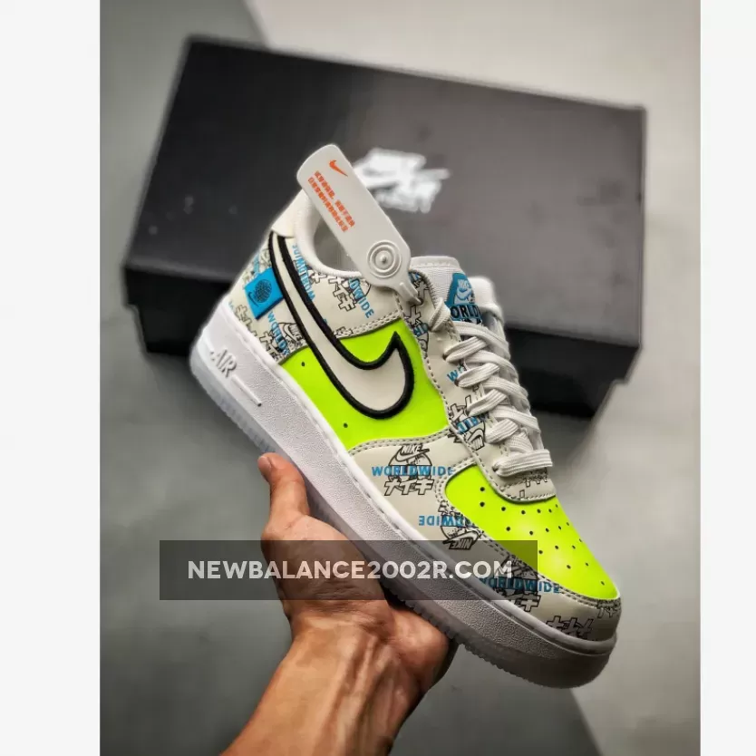 Nike Air Force 1 Low Worldwide Black White CK7213-001 - nike air force 1 worldwide black