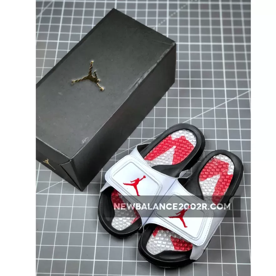 Air Jordan Hydro 5 White Black Red Restock
