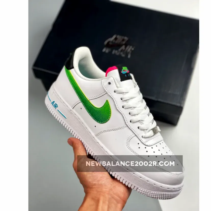 Nike Air Force 1 Low White Green Pink DJ5148-100 / air force pink and greens