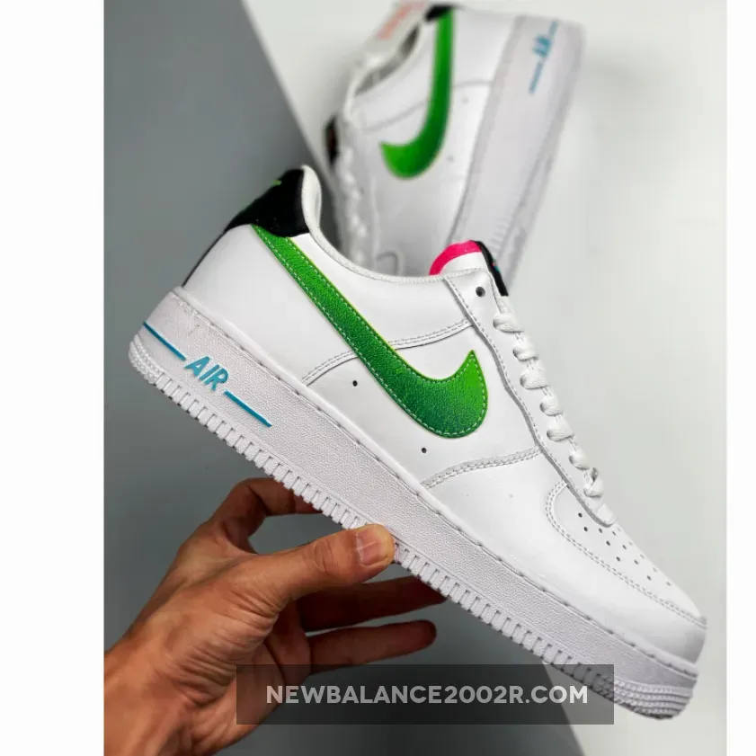 Nike Air Force 1 Low White Green Pink DJ5148-100 / air force pink and greens