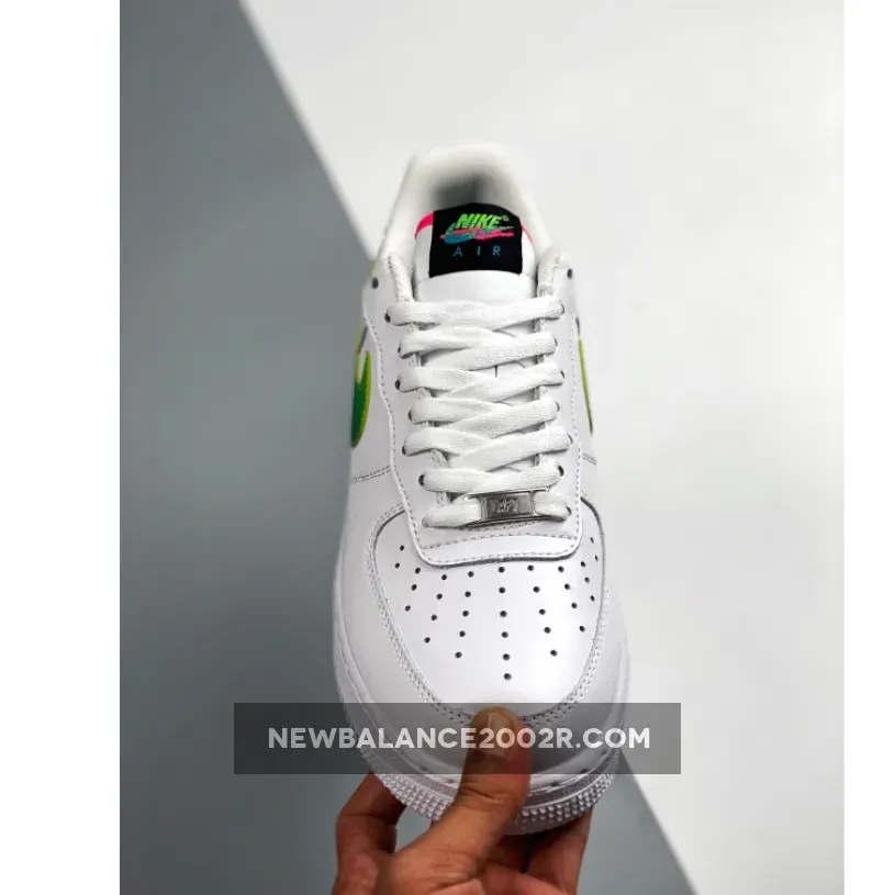 Nike Air Force 1 Low White Green Pink DJ5148-100 / air force pink and greens