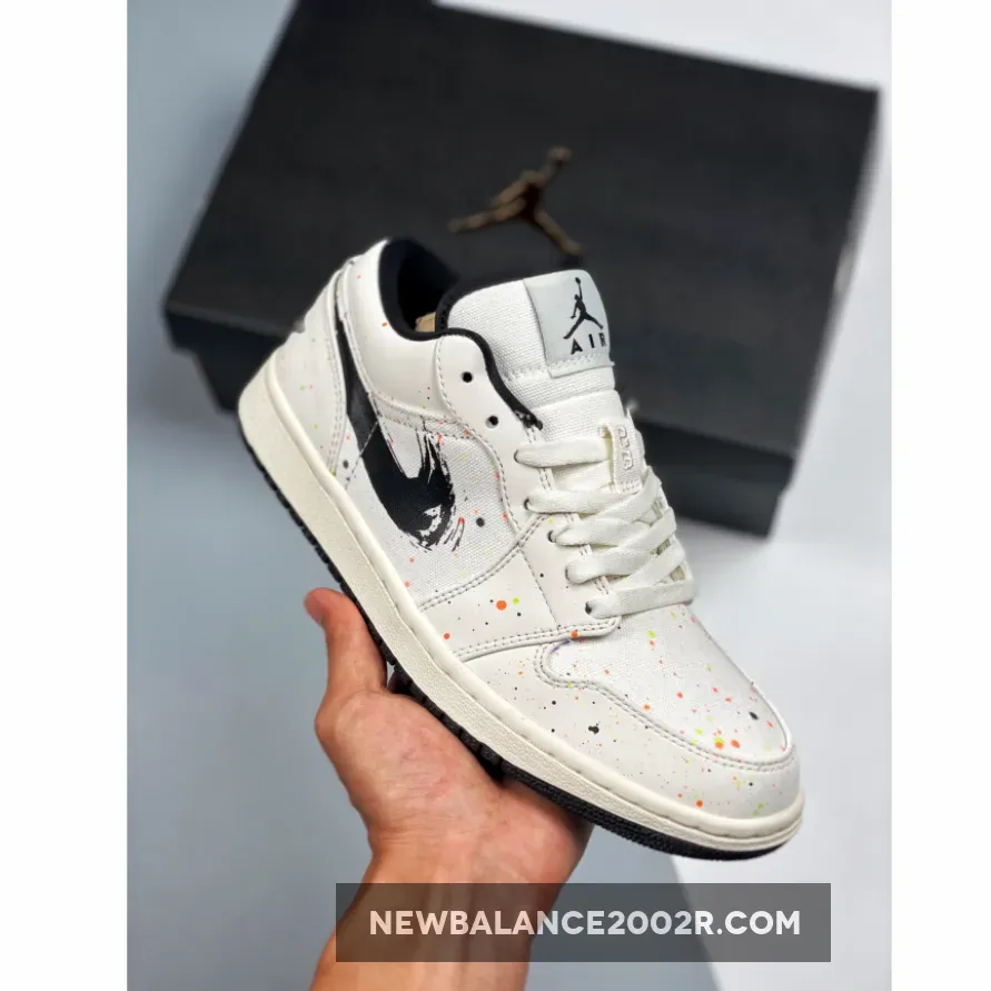 Jordan 1 Low Paint Splatter Brushstroke DM3528-100 - Jordan 1 Paint