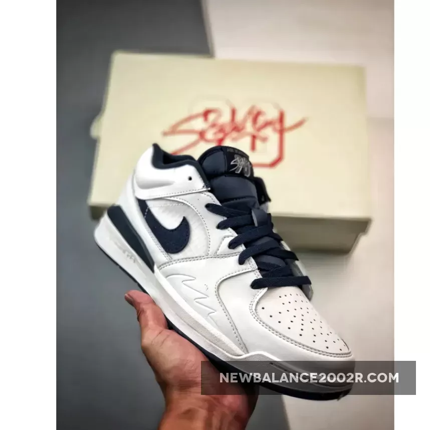 Jordan Stadium 90 White and Navy