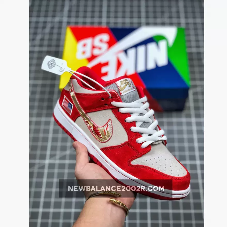 Anonymous x Unheardof x Nike SB Dunk Low Cincinnati Red - boys dunks shoes