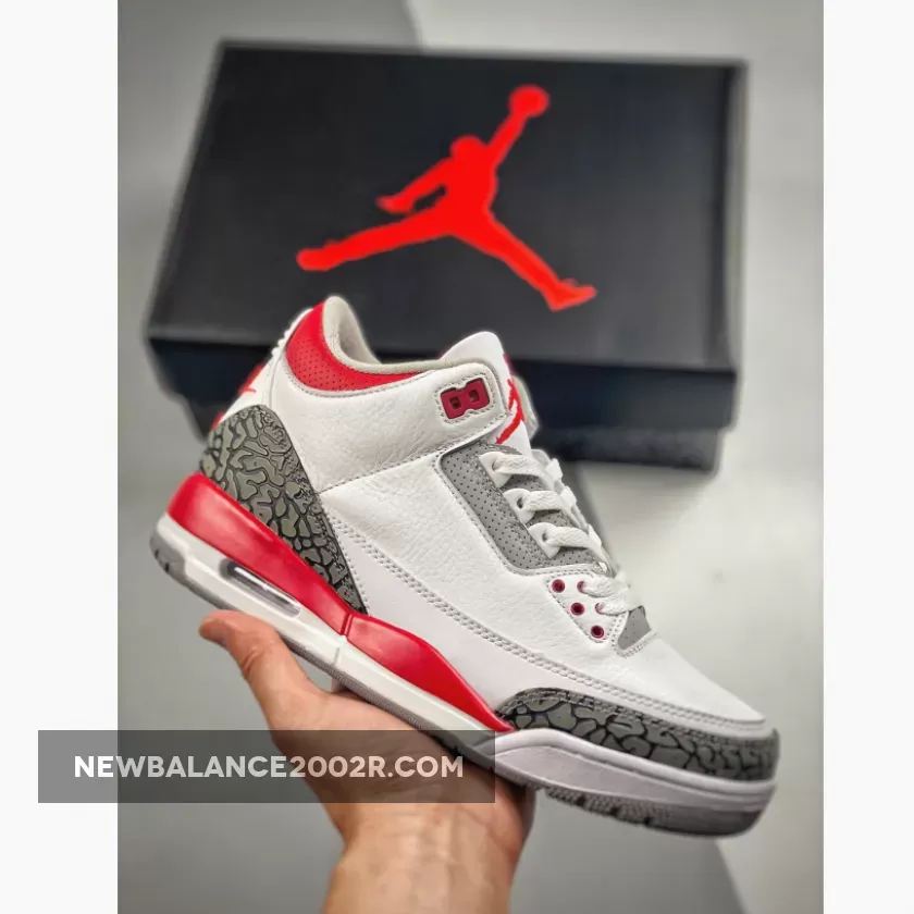 Air Jordan 3 OG "Fire Red 2022" White/Fire Red-Black DN3707-160