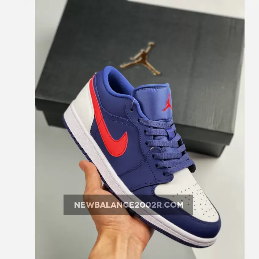 Jordan 1 Low SE USA CZ8454-400 #blue and red air jordans
