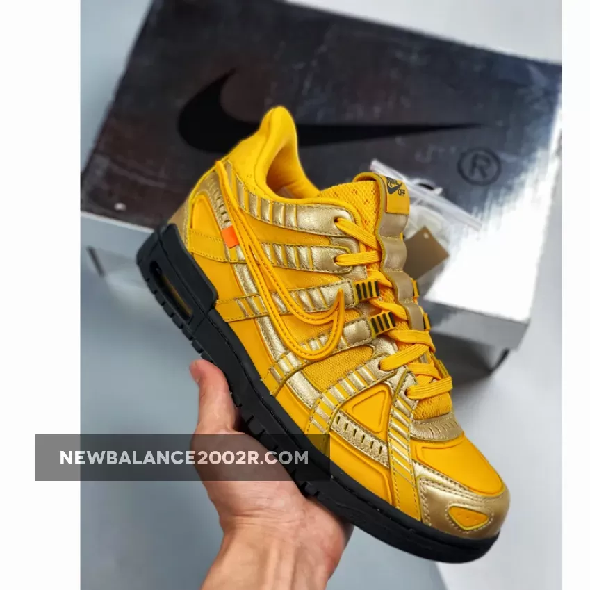 Nike Air Rubber Dunk Off-White University Gold - off white rubber dunk yellow