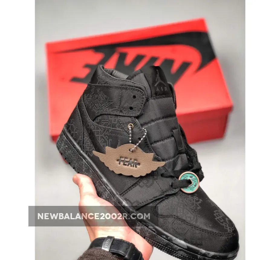 CLOT x Air Jordan 1 Mid "Fearless" Black | JORDAN 1 CLOT