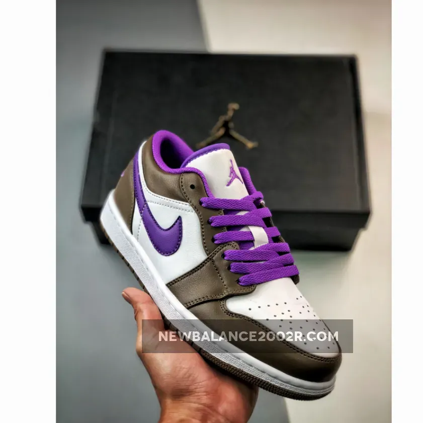 Jordan 1 Low Purple Mocha | berry jordans 553558-215