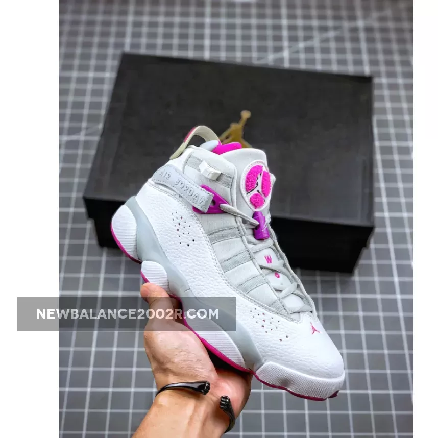 Jordan 6 Platinum - Jordan 6 Rings Pure Platinum/Fuchsia Blast 323399-011
