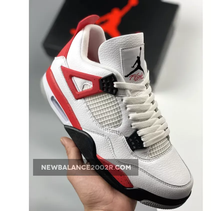 Red Air Jordan 4 Air Jordan 4 'Red Cement' White/Fire Red-Black-Neutral Grey DH6927-161