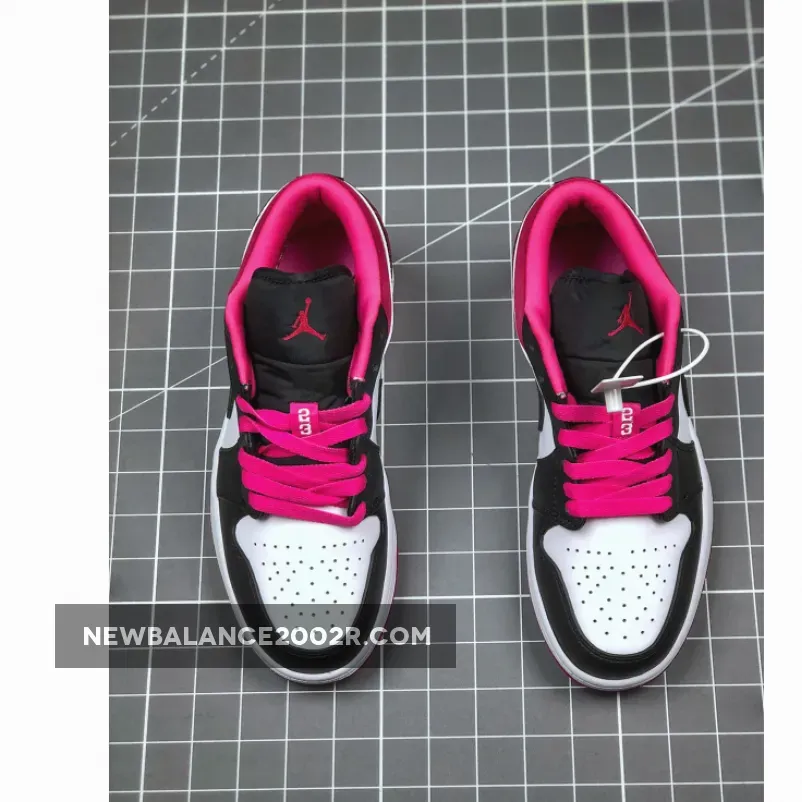 Air Jordan 1 Low Black/White-Magenta - fuchsia jordan 1