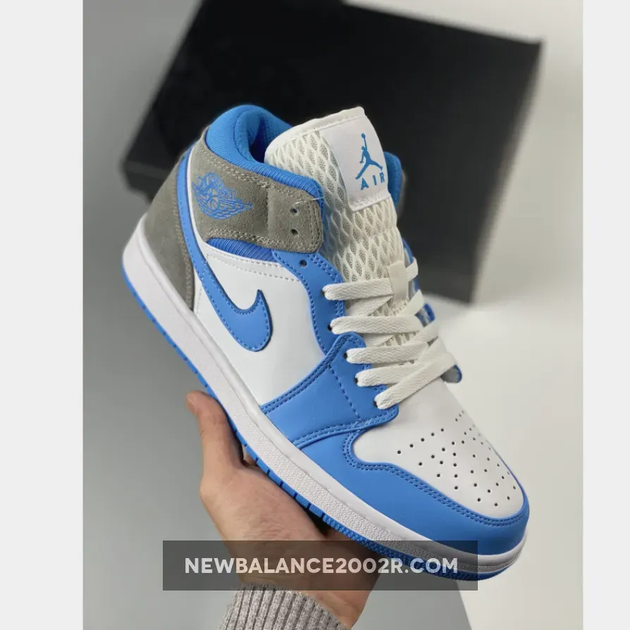 Jordan 1 University Blue 2023 Air Jordan 1 Mid White/University Blue-Grey DX9276-100
