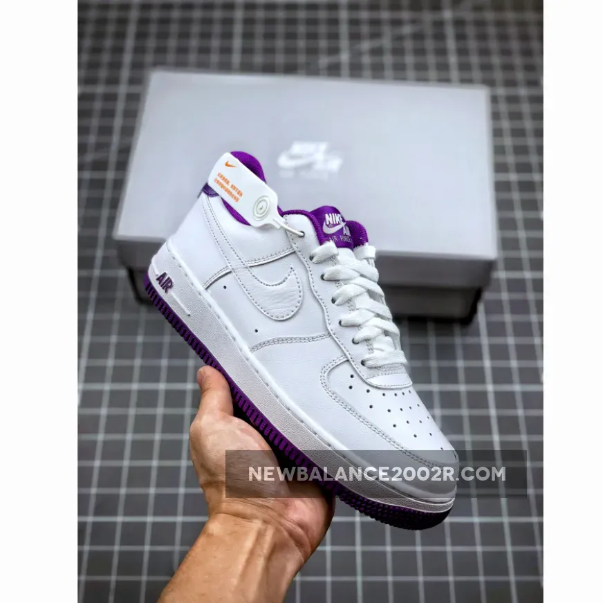 Nike Air Force 1 Low White/Voltage Purple / af1 voltage purple