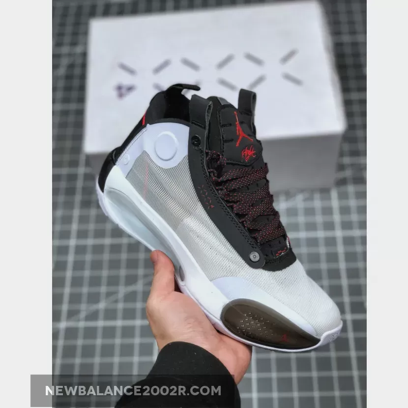 Air Jordan 34 "Bred" White/Orbit Red | XXXIV AR3240-100