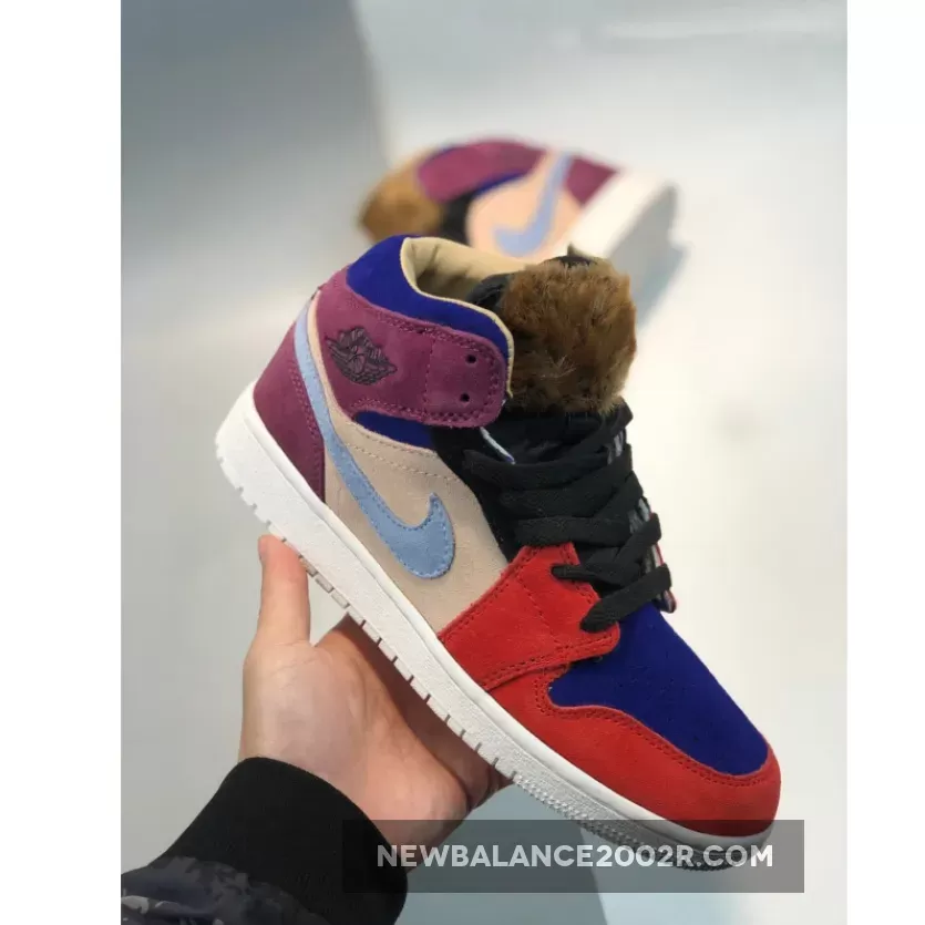 Air Jordan 1 "Aleali May" Bordeaux/Sunset Tint-Rush Red-Light Armory Blue