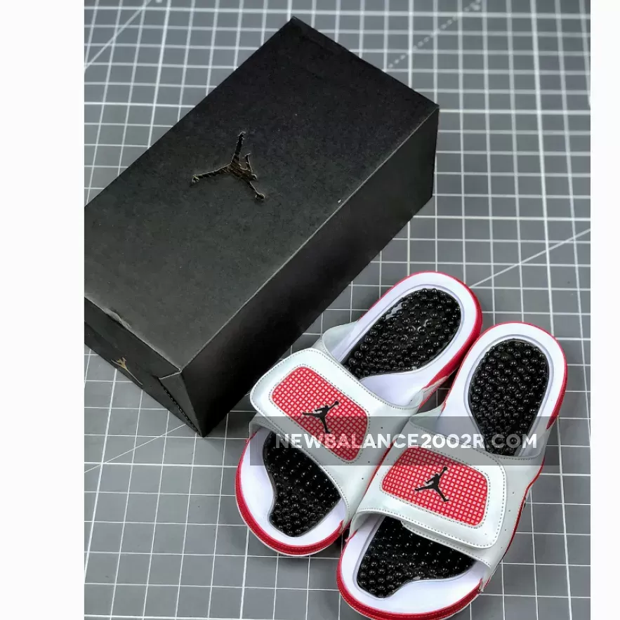 Air Jordan Hydro 13 White Black Red New Releases