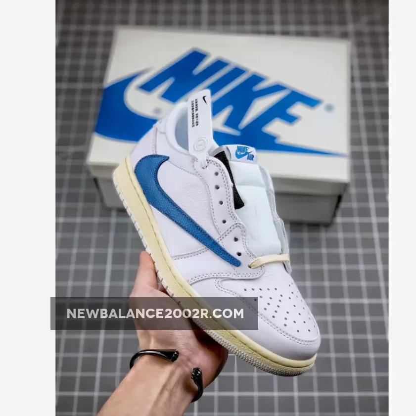 Travis Scott x fragment x Air Jordan 1 Low OG 'White/Blue/Sail' travis scott lows blue