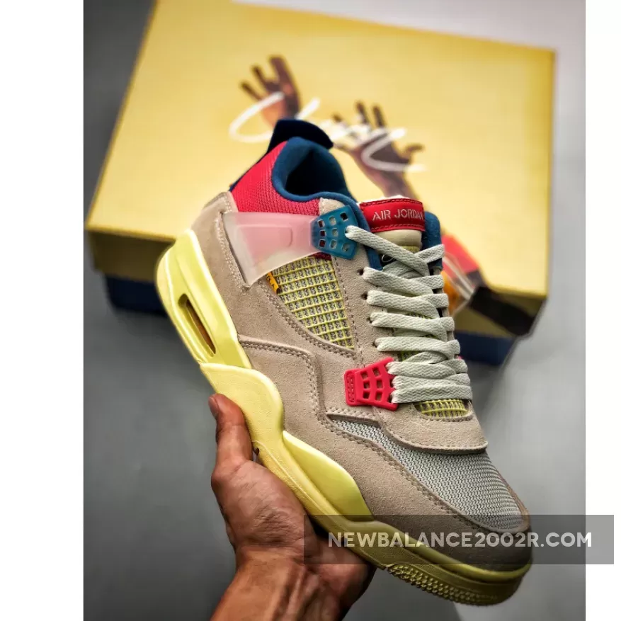 Air Jordan 4 Sp Union – Guava Ice/Light Bone-Brigade Blue-Light Fusion Red AJ4 - guava 4 jordan