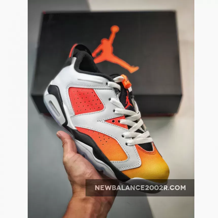 Air Jordan 6 Low Dongdan White/Black-Tour Yellow-Total Orang DC1048-110 - Dongdan Jordan 6 Shirt