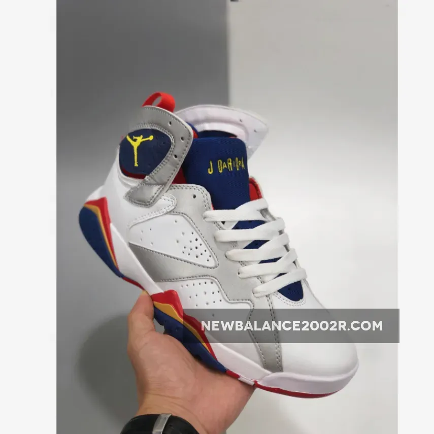 Air Jordan 7 Retro 'Olympic' WHITE/METALLIC GOLD-OBSIDIAN-TRUE RED / jordan olympic shoes