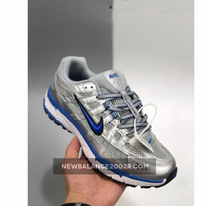 Nike P-6000 Silver Blue Womens BV1021-001 / laser blue metallic