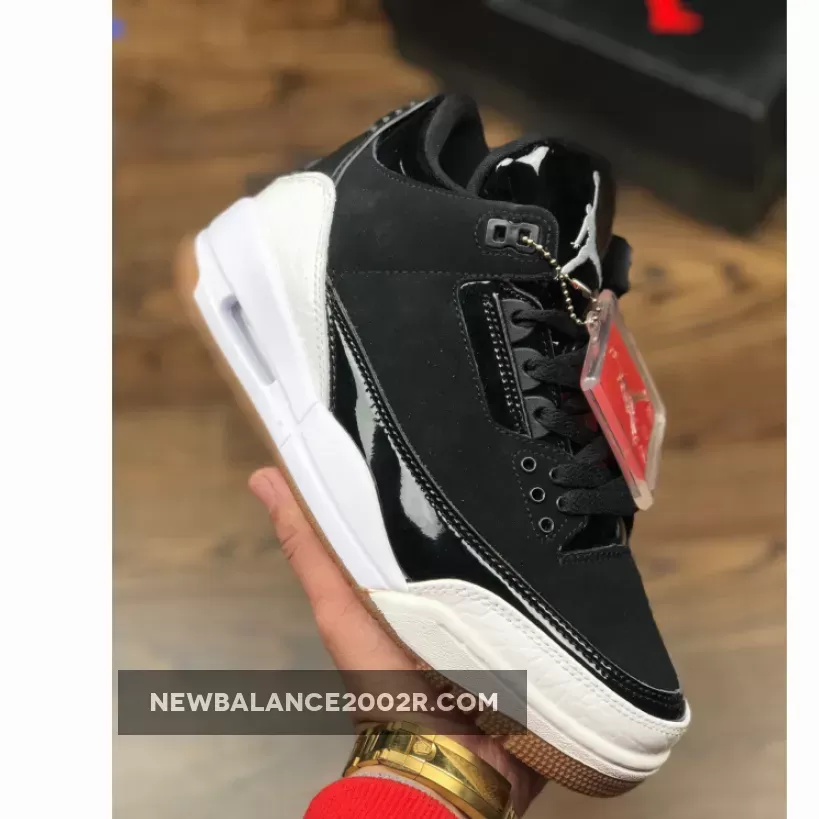 Discount Air Jordan 3 Black/White-Gum 441140-022