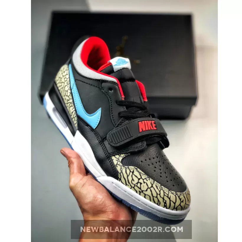 Jordan Legacy 312 Low 'Chicago Flag' Black Blue Jordan Legacy 312 Red CD7069-004