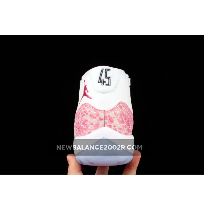 Air Jordan 11 High "Pink Snakeskin" White/Watermelon-Black Air Jordan 11 High "Pink Snakeskin" White/Watermelon-Black