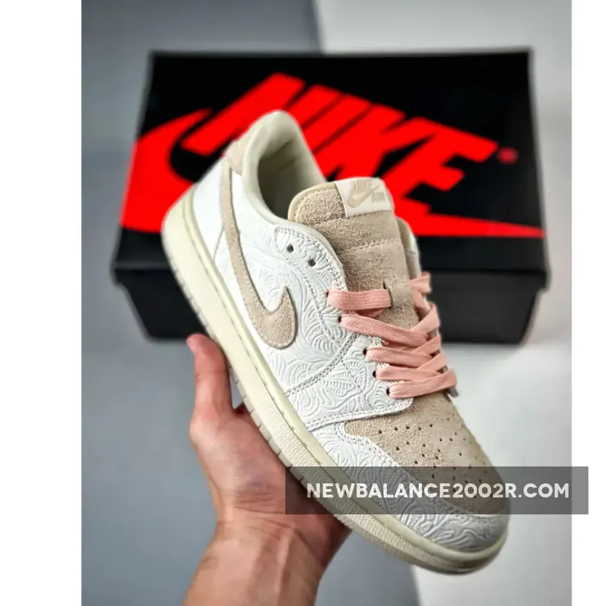 Chris Paul x Air Jordan 1 Low OG 'Give Them Flowers' Light Cream | jordans floral