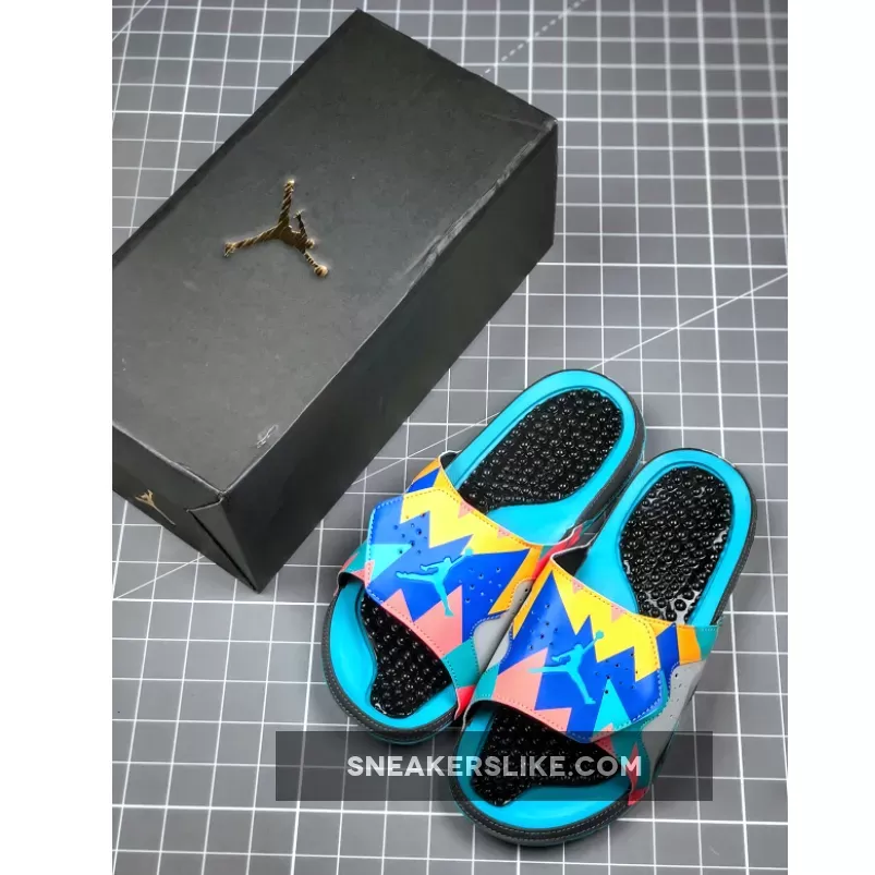 Air Jordan Hydro 5 Blue Multi-Color
