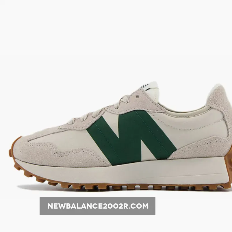 New Balance 327 Natural Green MS327HR1 / new balance 327 green white