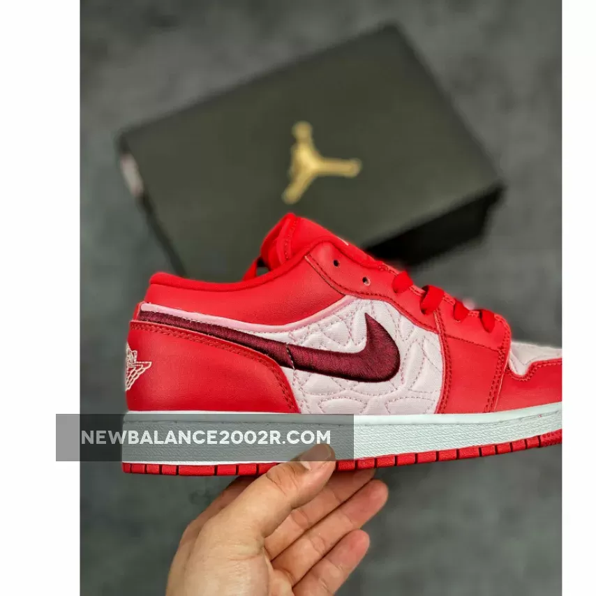 jordan 1 low gs pink quilt