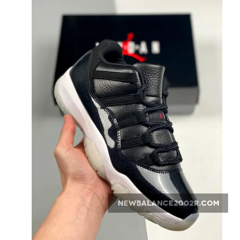 Jordan 11 Low 2023 / Air Jordan 11 Low '72-10' Black/Gym Red/White/Sail AV2187-001