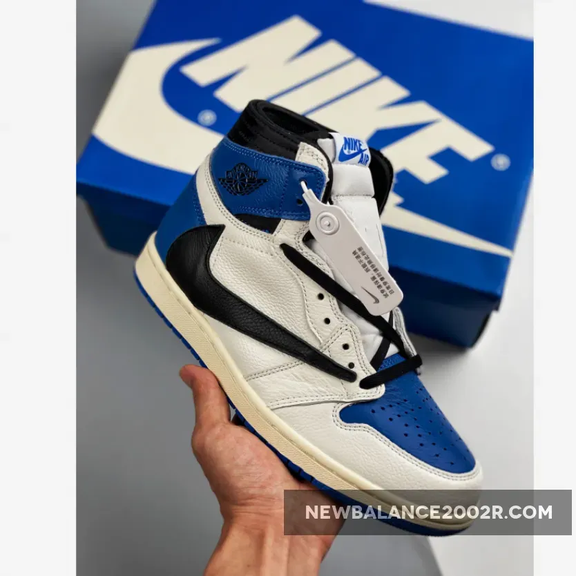 Fragment x Travis Scott x Air Jordan 1 High OG SP "Military Blue"