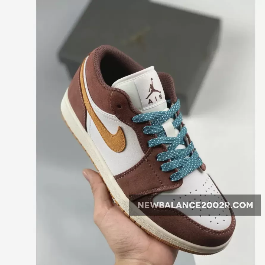 Jordan 4 Cacao Wow Air Jordan 1 Low Cacao Wow/Twine-Sail-Geode Teal FB2216-200