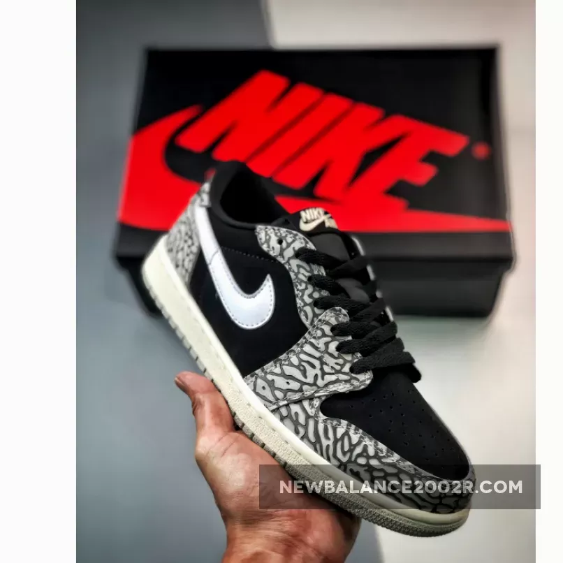 Air Jordan 1 Low OG 'Black Cement' | black cement 5