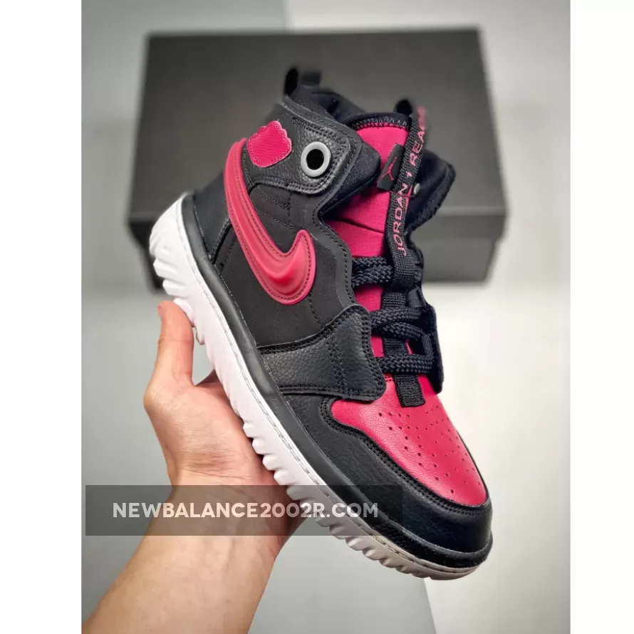 Air Jordan 1 React Black/WhiteNoble Red / Air Jordan 1 High React