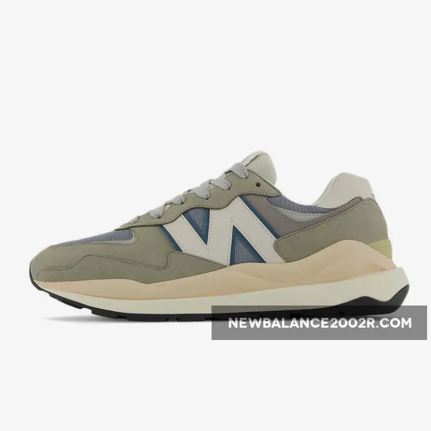 New Balance 57/40 Vetiver/Mallard Blue #khaki new balance