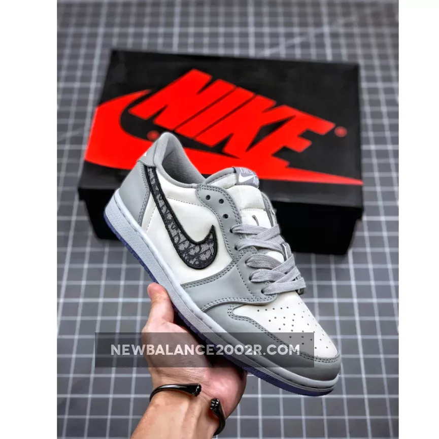 Dior x Air Jordan 1 Low Wolf Grey/Sail-Photon Dust-White
