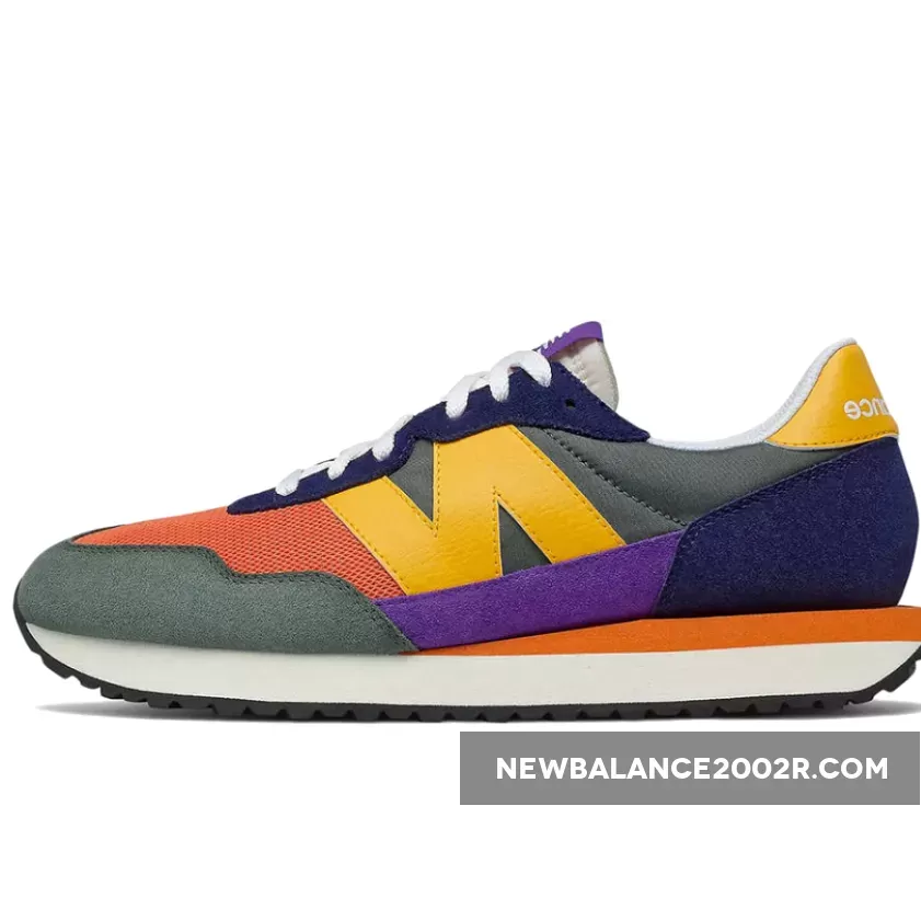 New Balance 237 Yellow Grey Multi MS237PW1 Outlet