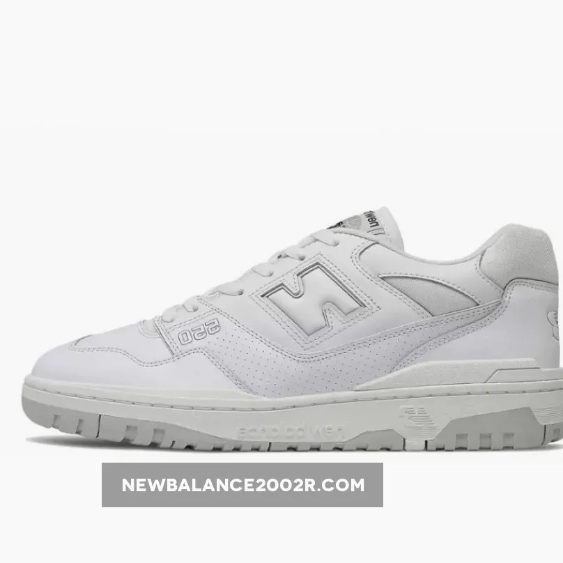 New Balance 550 White Grey / new balance 550 laced