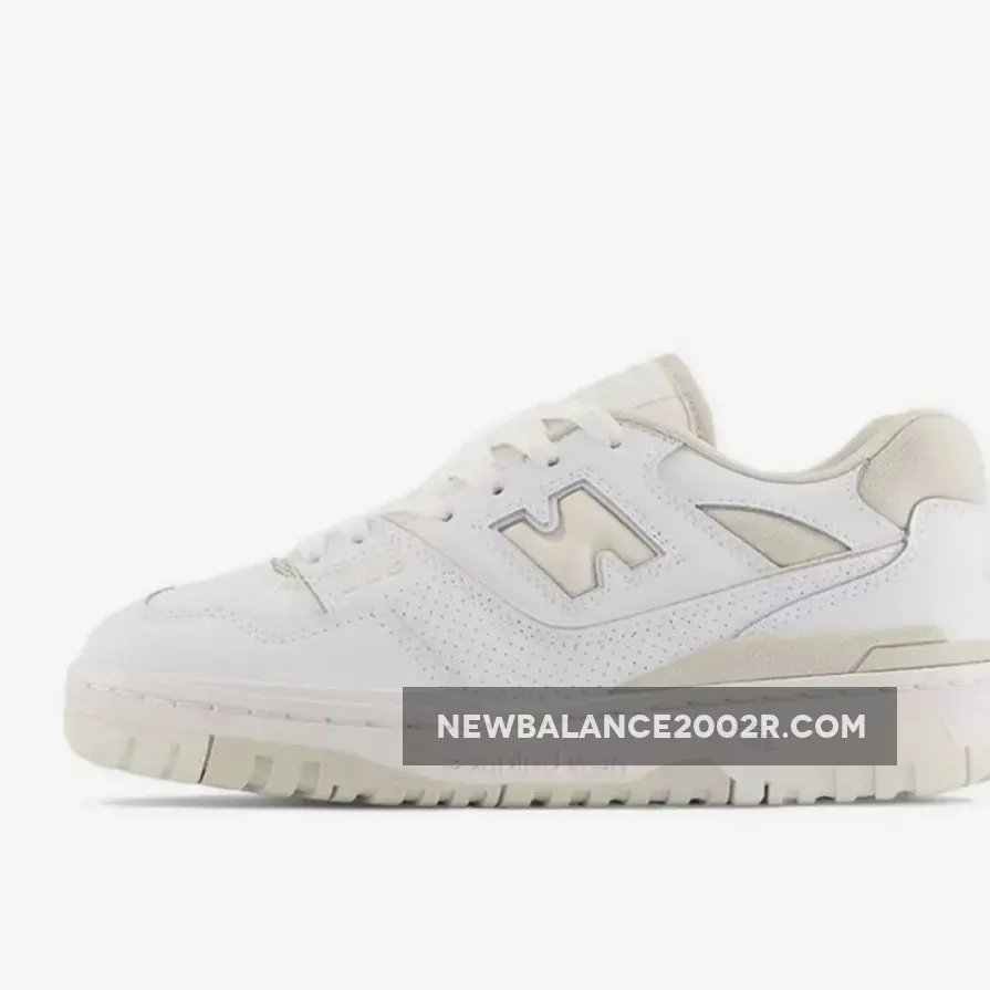 New Balance 550 White Beige BBW550WS / new balance white silver