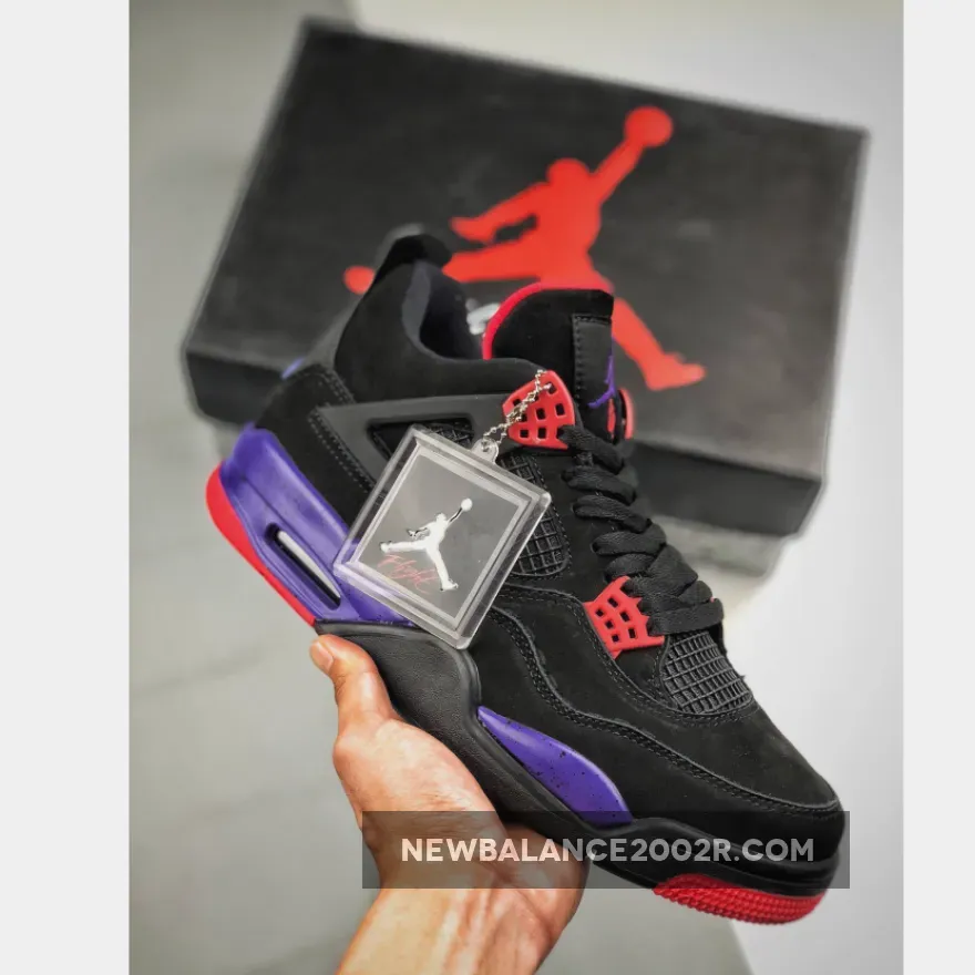 Air Jordan 4 NRG ‘Raptors’ | black red and purple jordan 4