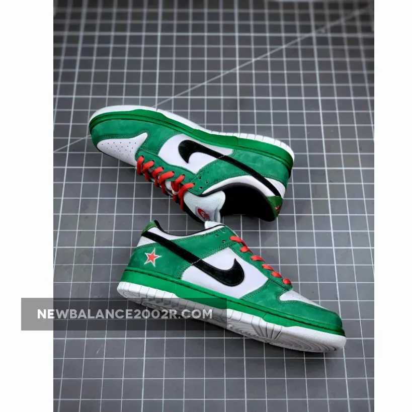 Nike SB Dunk Low Pro 'Heineken' Classic Green/Black-White-Red - dunk heineken
