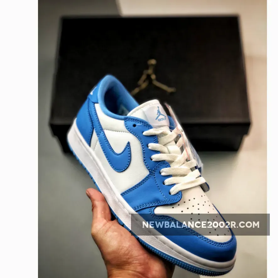 Air Jordan 1 Low Golf 'UNC' White/University Blue #nike low golf shoes