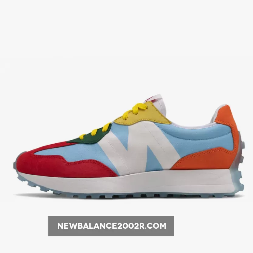 New Balance 327 KAWHI 'Seismic Moment' White/Team Red-Ice Blue new balance ice